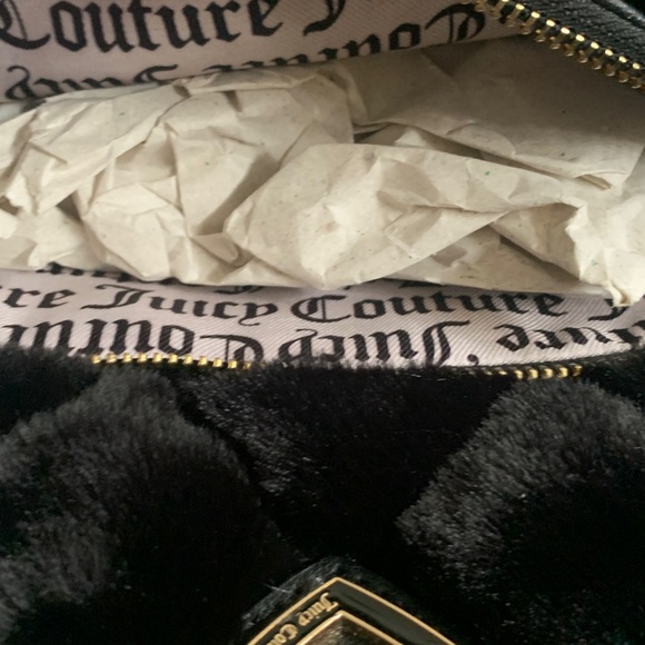 Juicy Couture Black Quilted Fur Backpack - Picture 9 of 9